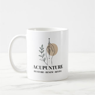 Acupuncture Therapy Mug Restore Renew Revive コーヒーマグカップ