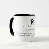 Acupuncturist Mug Needle Ninja Gift Coffee Cup マグカップ (正面左)