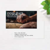 Acupuncturist Working on Client (デスク)