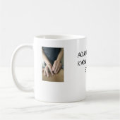 Acupuncturistsはそれをどこに付けるか知っています コーヒーマグカップ (左)