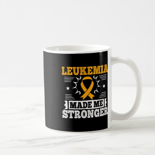 Acute Leukemia Gift For Leukaemia Patients  コーヒーマグカップ (右)