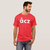 ACZポーランド語姓Tシャツ Tシャツ (正面フル)