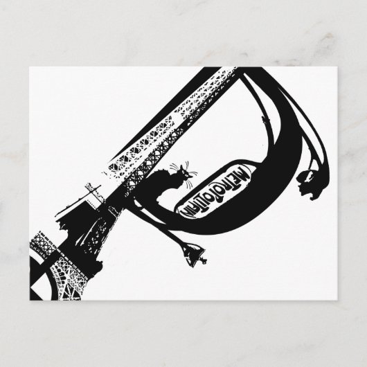 ADパリノワール ポストカード (正面)