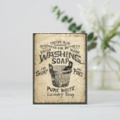 Ad洗浄石鹸 ポストカード (スタンド正面)