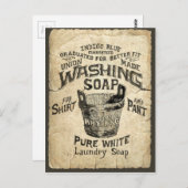 Ad洗浄石鹸 ポストカード (正面/裏面)