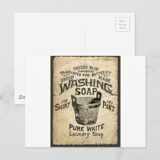 Ad洗浄石鹸 ポストカード (正面/裏面)