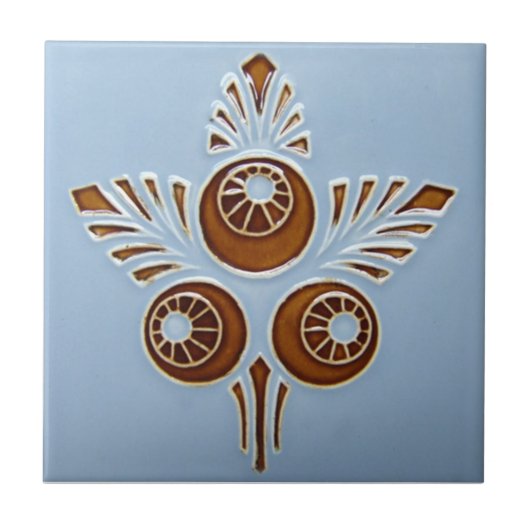 AD002アールデコの再生のセラミックタイル タイル (正面)