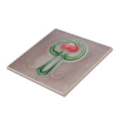 AD004アールデコの再生のセラミックタイル タイル (側面)