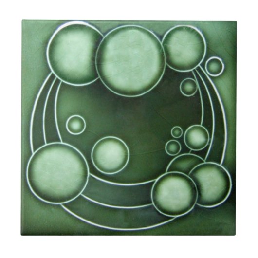 AD025アールデコの再生のセラミックタイル タイル (正面)