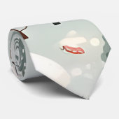 AD 002 - クリスマスのデジタルパターン ネクタイ (ロール)