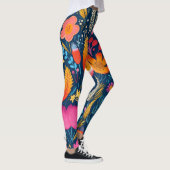 AD 010 - デジタルフラワーパターン レギンス (右)