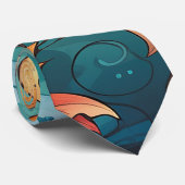 AD 013 -フローラデジタルパターン ネクタイ (ロール)