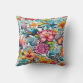 AD 019 -フローラデジタルパターン クッション (裏面)