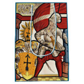 AD 1600スイス兵プリント ミディアムペーパーバッグ (裏面)