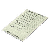 ad and Boo-jee Gothic Planner Sticker ノートパッド (アングル)