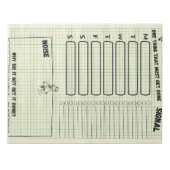 ad and Boo-jee Gothic Planner Sticker ノートパッド (正面)