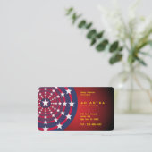 Ad Astra Standard、3.5インチx 2.0インチ名刺 名刺 (スタンド正面)