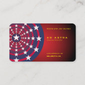 Ad Astra Standard、3.5インチx 2.0インチ名刺 名刺 (裏面)