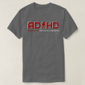 AD HDハイウェイへHey Look A Squirrel ADHD 2 Tシャツ (デザイン正面)