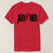 AD HD女性男性へ子供たち男の子の女の子の親ADHD Tシャツ (デザイン正面)