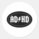 AD/HD ラウンドシール (正面)
