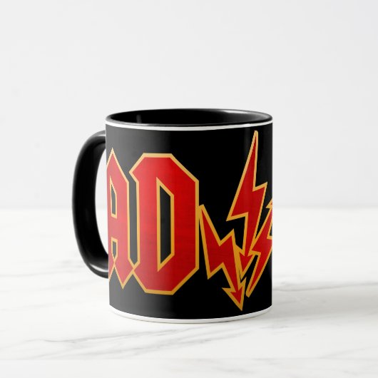 "AD/HD" ロック マグカップ (正面左)