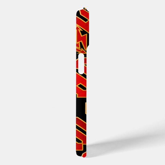 「AD/HD」ロック Case-Mate iPhoneケース (裏面 / 右)