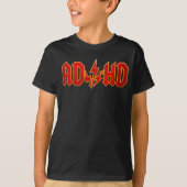 「AD/HD」ロック Tシャツ (正面)