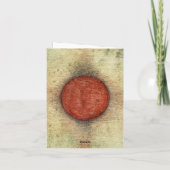 Ad Marginem by Paul Klee, Art抽象芸術 カード (裏面)