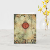 Ad Marginem by Paul Klee, Art抽象芸術 カード (黄色い花)