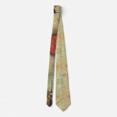 Ad Marginem by Paul Klee, Art抽象芸術 ネクタイ (裏面)