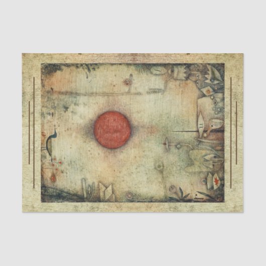 Ad Marginem by Paul Klee, Art抽象芸術 薄葉紙 (正面)