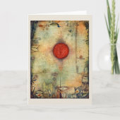 Ad marginem - Paul Klee -抽象芸術絵画アート カード (正面)