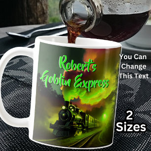 Ad Name, Goblin 表現 Halloween Steam Train コーヒーマグカップ