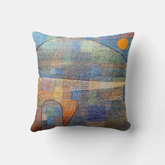 Ad Parnassum by Paul Klee, Data Art クッション (裏面)