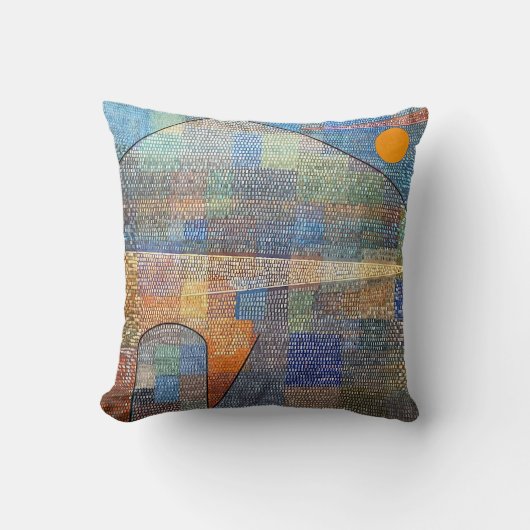 Ad Parnassum by Paul Klee, Data Art クッション (正面)