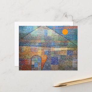 Ad Parnassum by Paul Klee, Data Art ポストカード