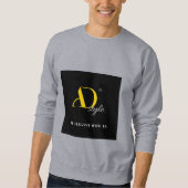 AD Style – Be Elegant With Us | Fashion Statement スウェットシャツ (正面)