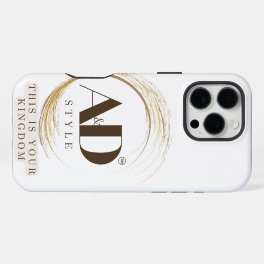 "AD Style – This Is Your Kingdom" Premium Design iPhoneケース (裏面横)