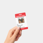 Adaカーパーソナライズされたドサービスの犬の写真ID バッジ (手持ち)