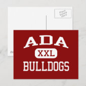 Ada - Bulldogs - Ada High School - Ada Oklahoma ポストカード (正面/裏面)