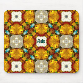 ADA ~ Golden Gems Pattern ~ Personalized ~  マウスパッド