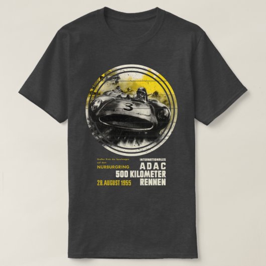 ADAC 500 Nurburgringヴィンテージ Tシャツ (デザイン正面)