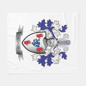 Adairの家紋の紋章付き外衣 フリースブランケット (正面(横))