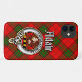 Adairクランバッジとタータン柄のスマホケース Case-Mate iPhoneケース (裏面(横))