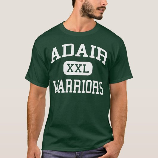 Adair -戦士-高等学校- Adairオクラホマ Tシャツ (正面)