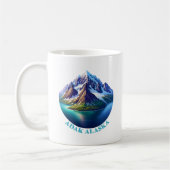 Adak Alaska USA コーヒーマグカップ (左)