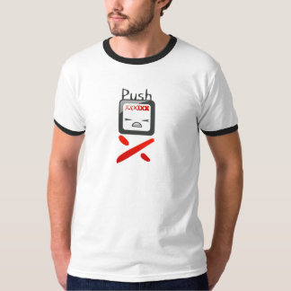A'damを押して下さい Tシャツ