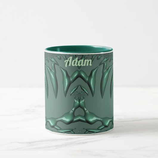 ADAM ~ ザニー3Dフラクタル ~ グリーン3Dマグ マグカップ (中央)