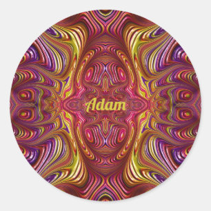 ADAM ~色数々のフラクタルデザイン~ ラウンドシール